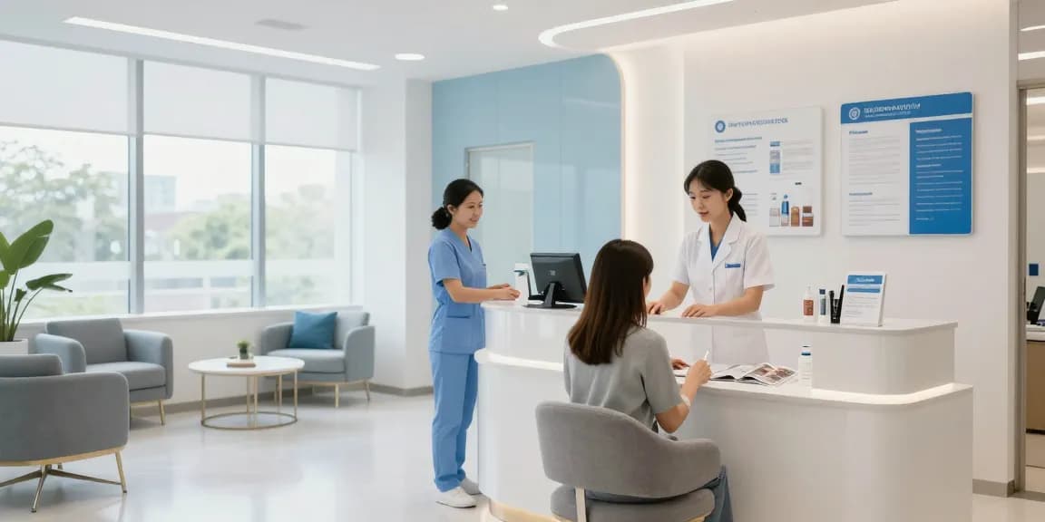 Professional healthcare environment featuring hair transplant consultations with emphasis on hair transplant turkey price at a trusted clinic.