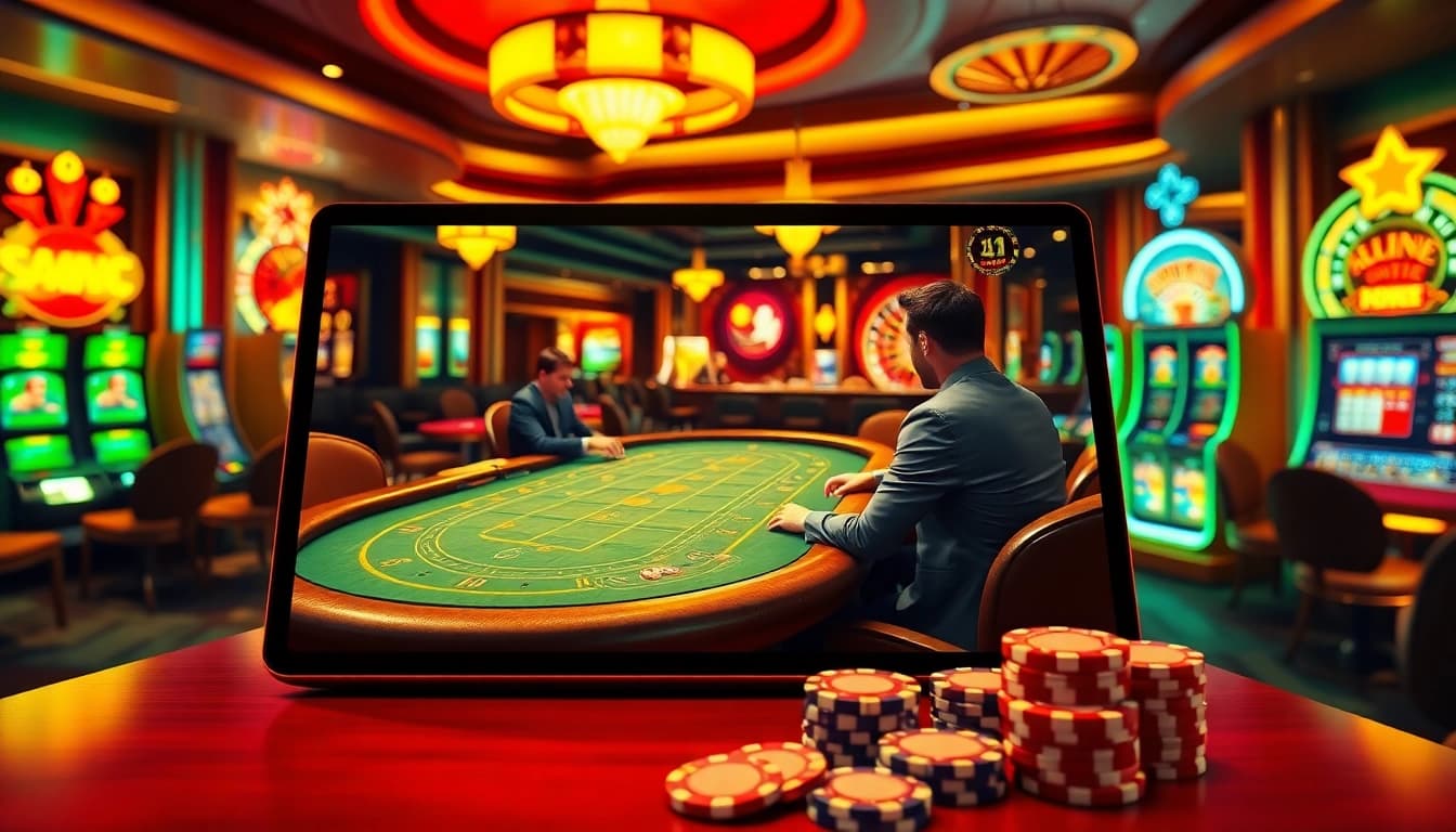 Découvrez l'excitation du casino en ligne 2026 avec des tables de poker captivantes et des machines à sous vibrantes.