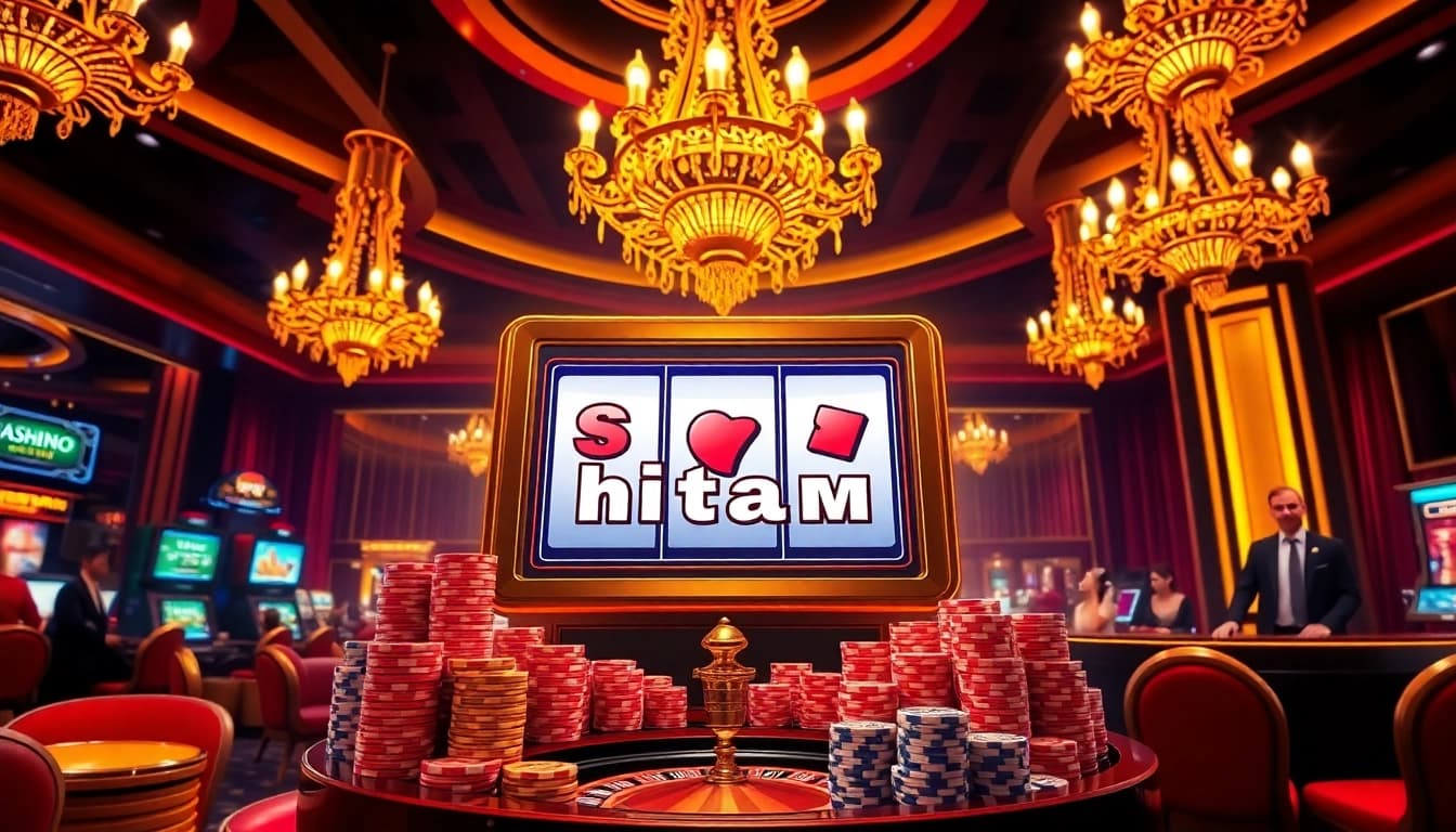 Experience the thrill of slot scatter hitam gaming with vibrant casinos and lively gamblers.
