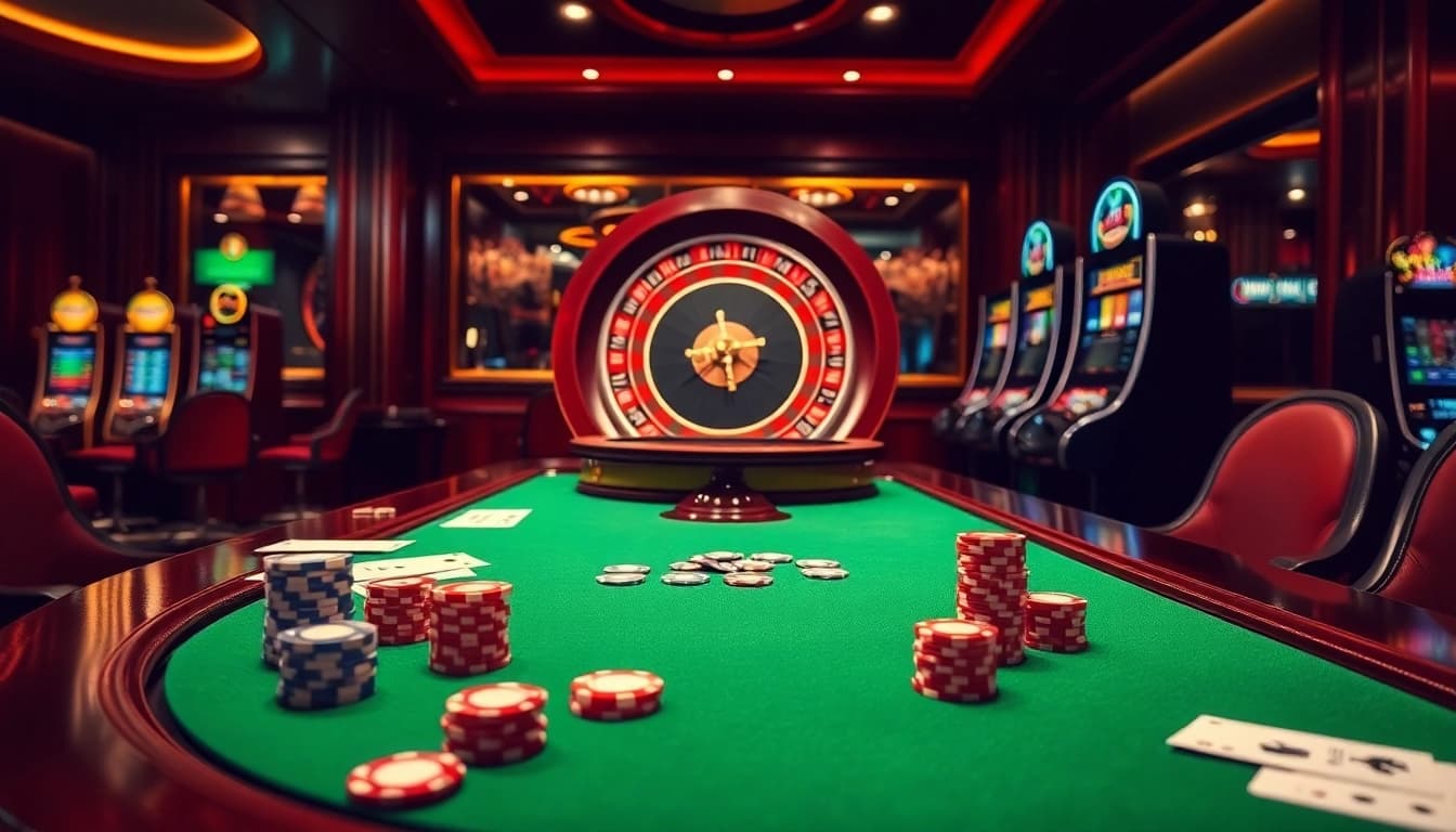 Découvrez l'excitation du casino en ligne 2026 avec des tables vibrantes et des interfaces numériques.