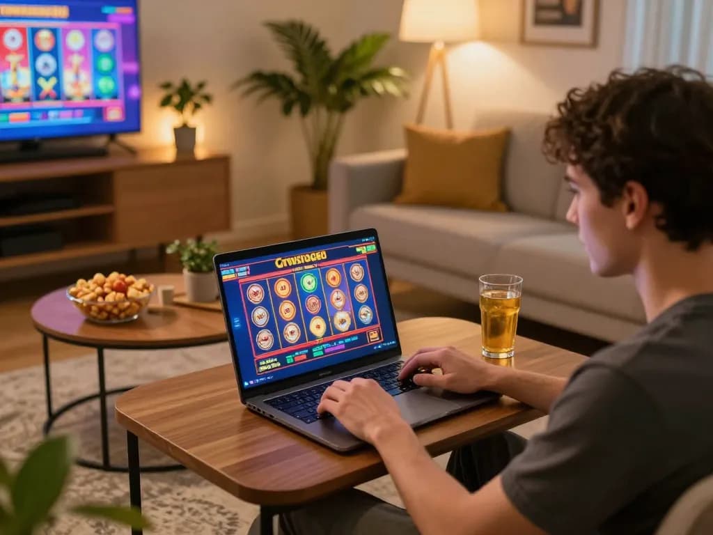 Engaging in thrilling gtatogel online slot gameplay from the comfort of home