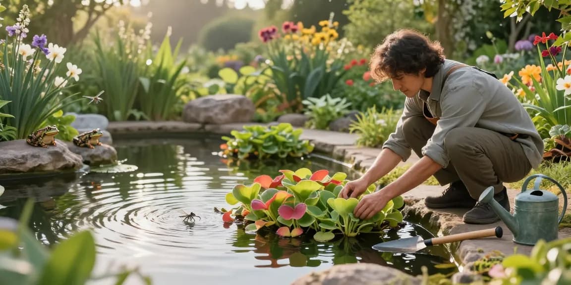 Buy Marginal Pond Plants while nurturing a beautiful garden pond with vibrant flora.