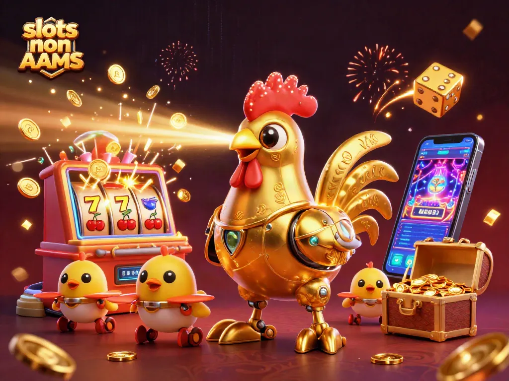 Gioca alle slot non AAMS con una miriade di simboli e premi in un'illustrazione dinamica.