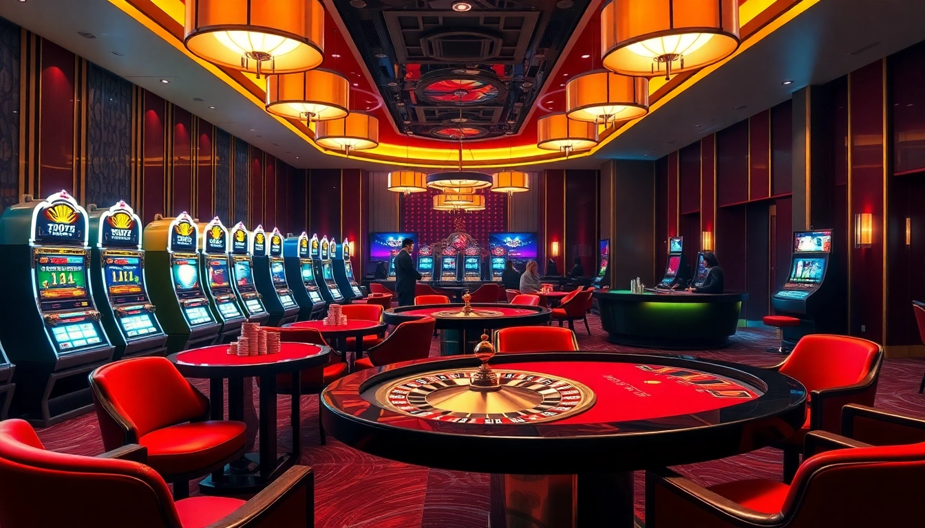 Vivez l'exaltation du casino en ligne 2026 avec des machines à sous vibrantes et des tables de poker élégantes.