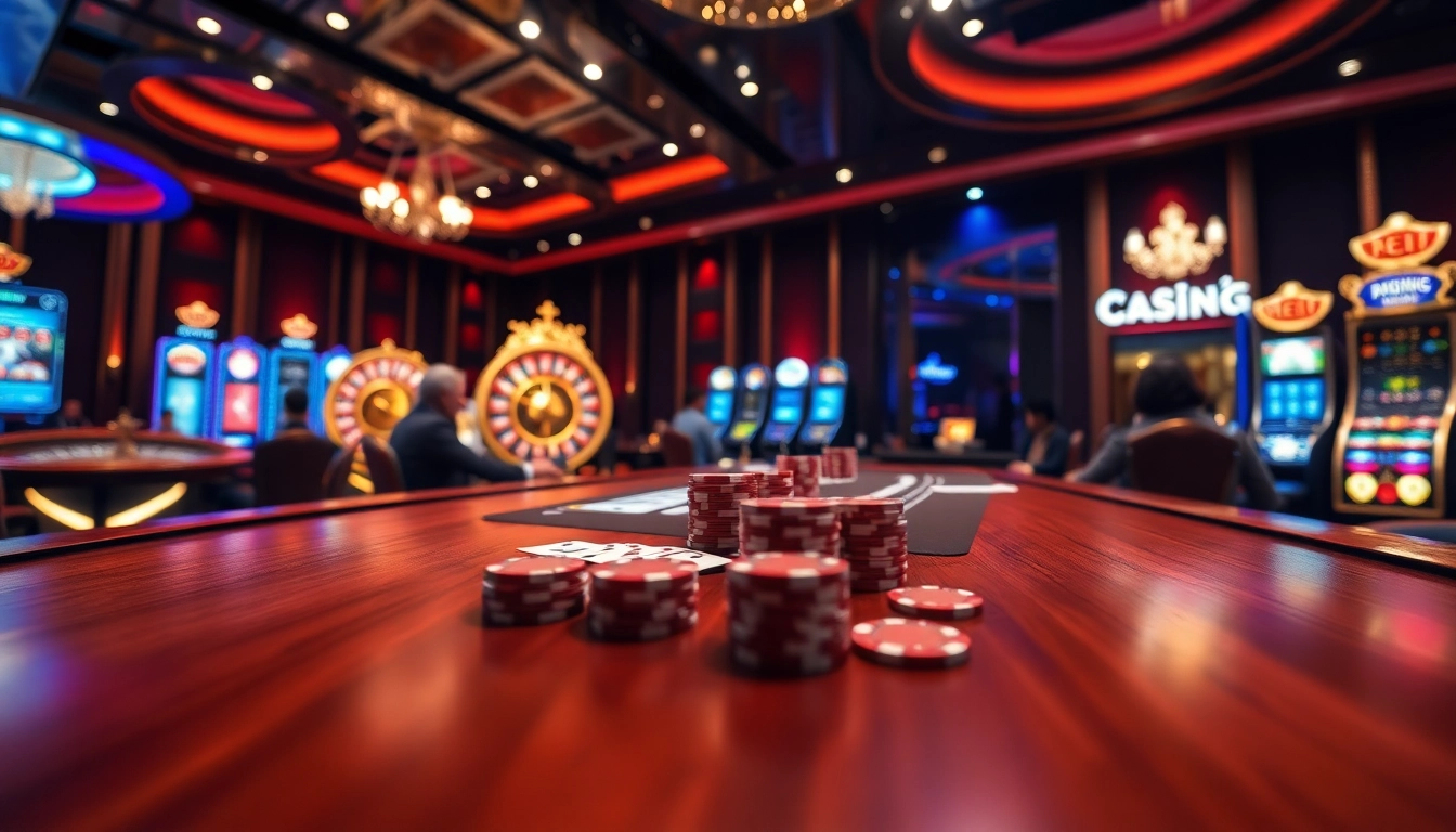 Vivez des parties palpitantes au casino en ligne 2026 avec du poker à enjeux élevés et des machines à sous vibrantes.