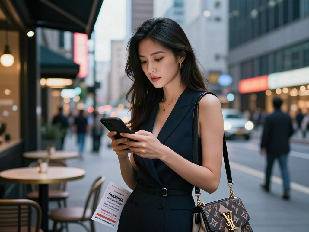 diyarbakır escort hizmetine dair şık bir model, şehir gece hayatında hareketli bir arka planda yer alıyor.