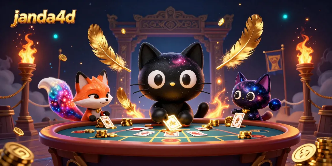 janda4d menarik perhatian dengan ilustrasi slot Baccarat dan simbol keberuntungan
