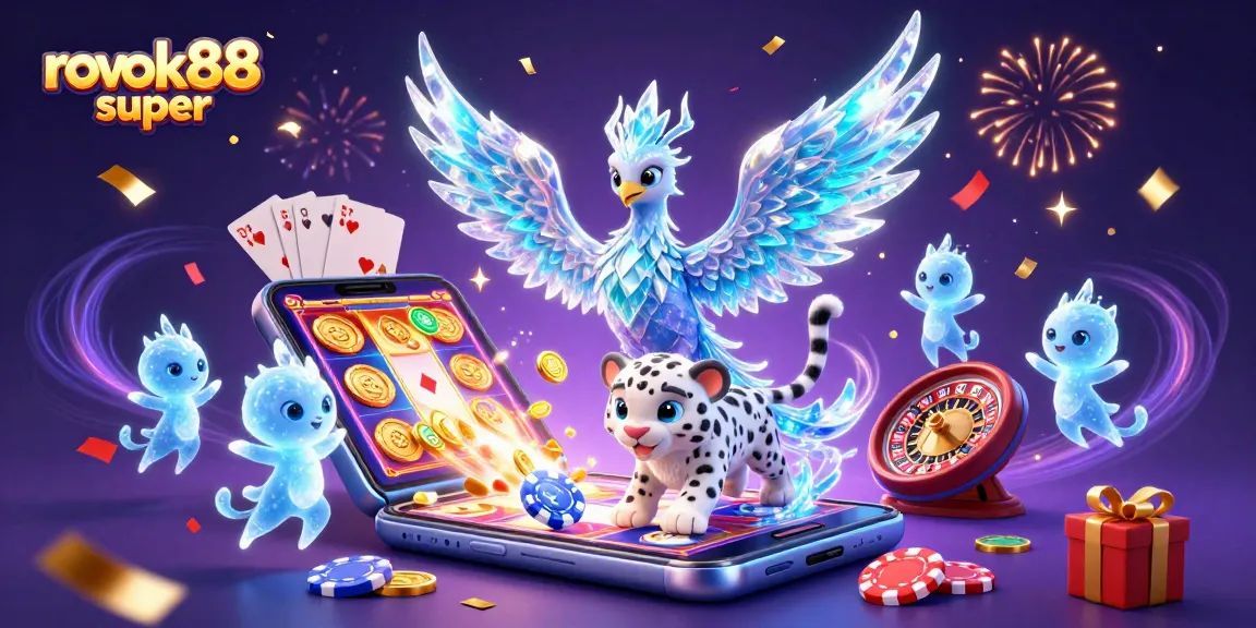 Engage with rokok88 super as the ice phoenix illuminates a thrilling gaming scene filled with excitement.