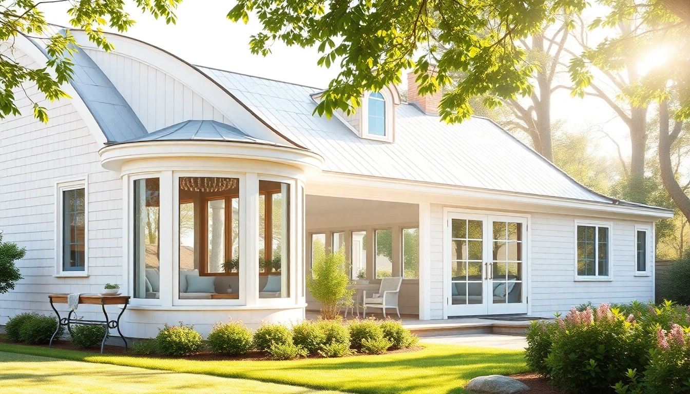 Cape Cod home addition beautifully integrates traditional design with modern elements.