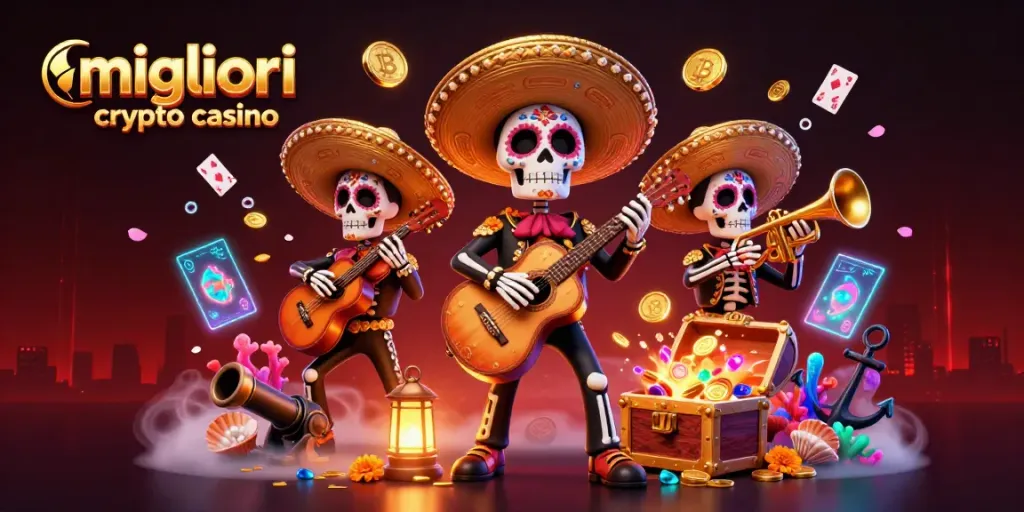 Scopri i migliori crypto casino con la band mariachi che gioca e distribuisce premi in criptovalute.