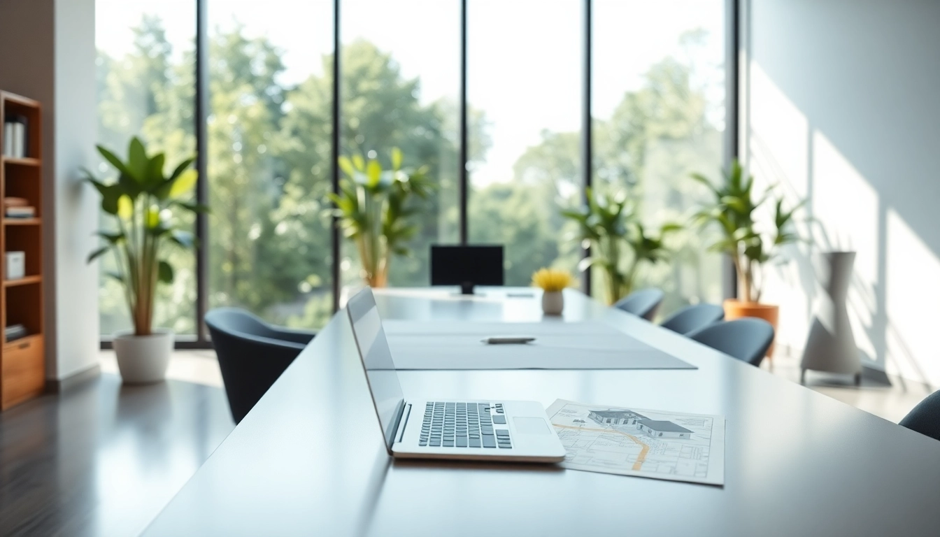 Showcasing an innovative workspace emphasizing Real Estate & Logistics concepts in a vibrant setting.