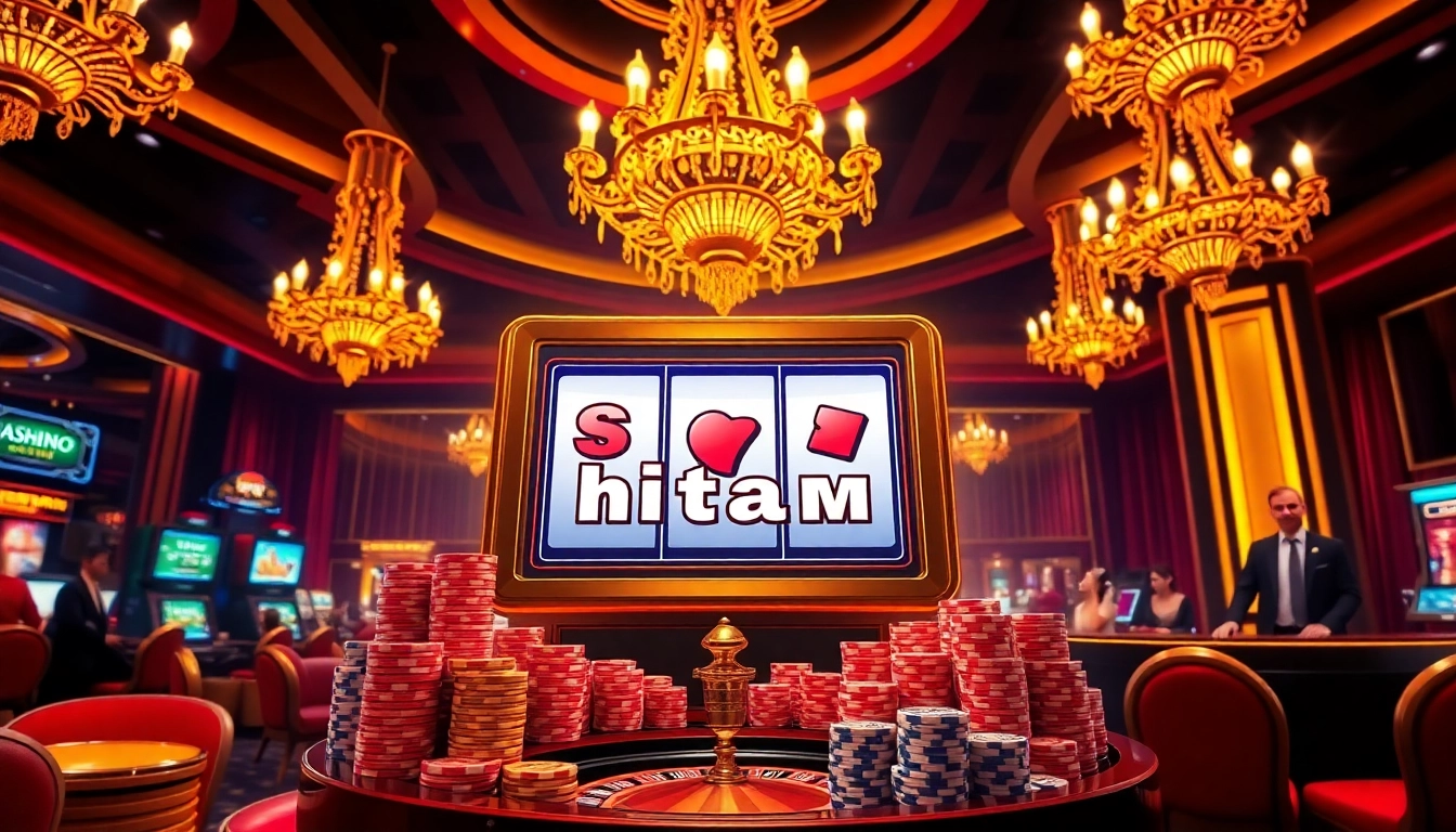 Experience the thrill of slot scatter hitam gaming with vibrant casinos and lively gamblers.