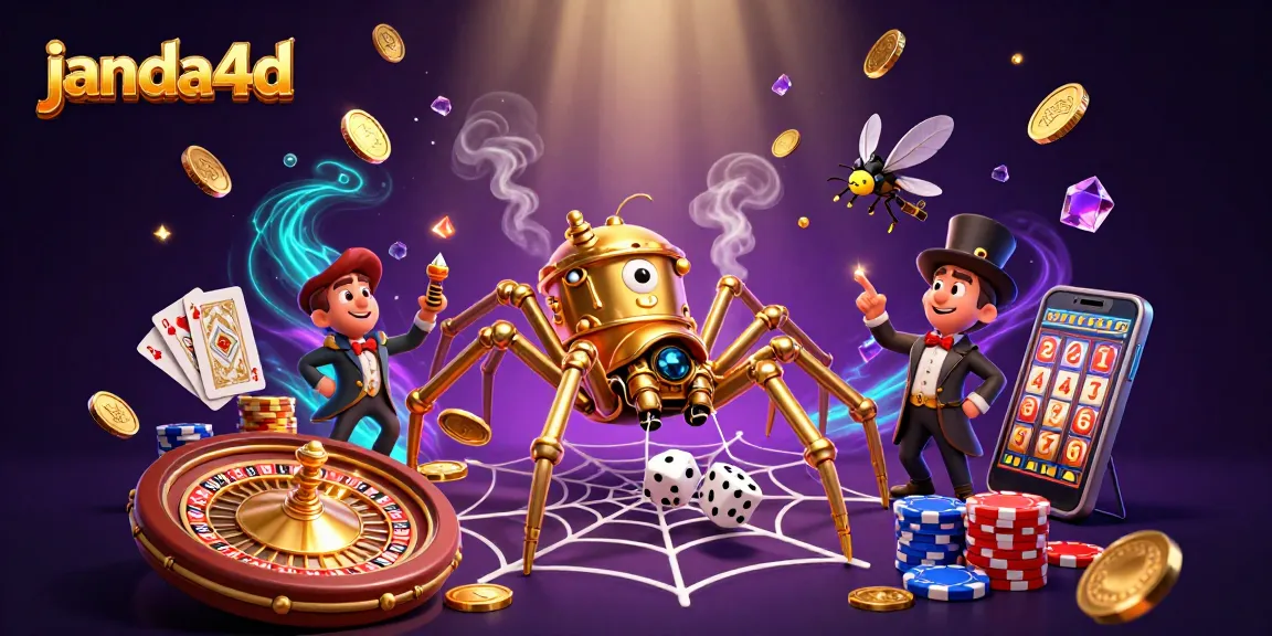 Permainan slot di janda4d dengan banyak koin emas dan jackpot menarik.
