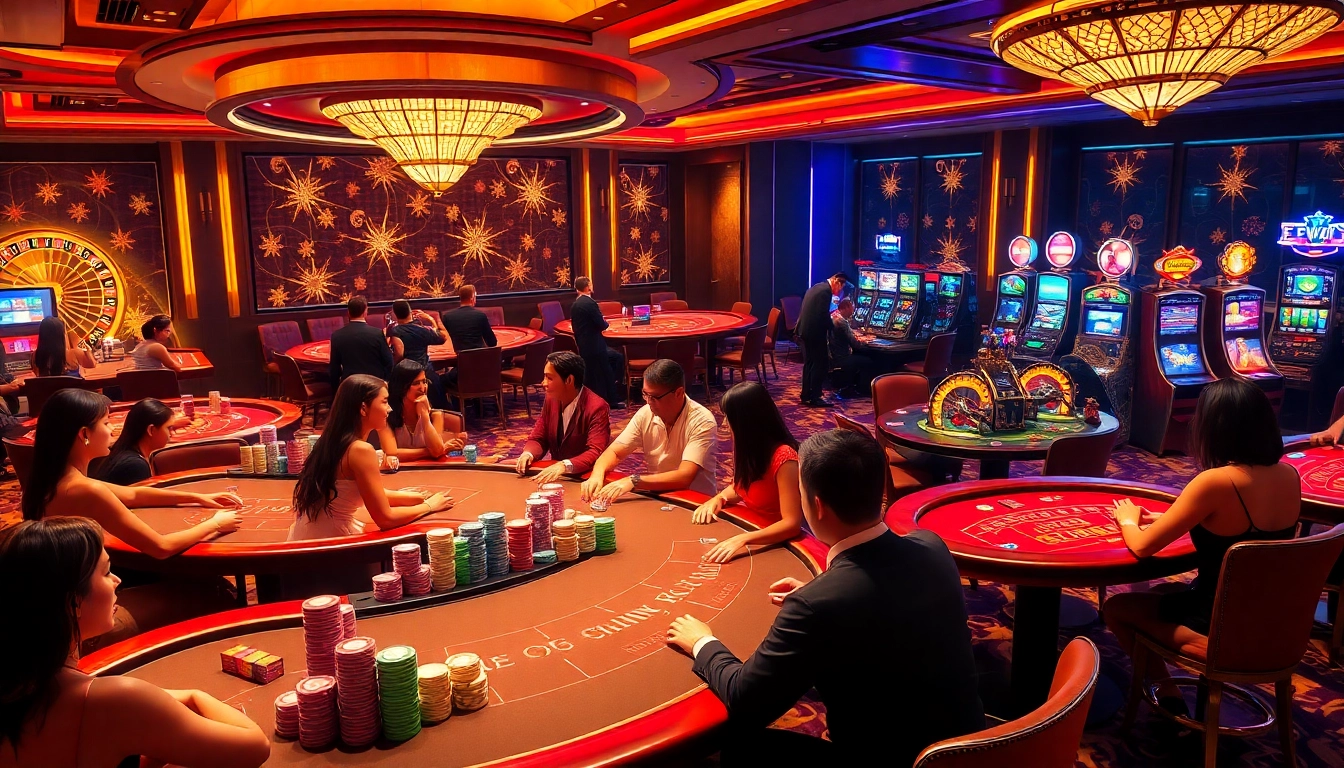 Experience thrilling gaming action at https://ev88.claims/ with lively players and dynamic casino tables.