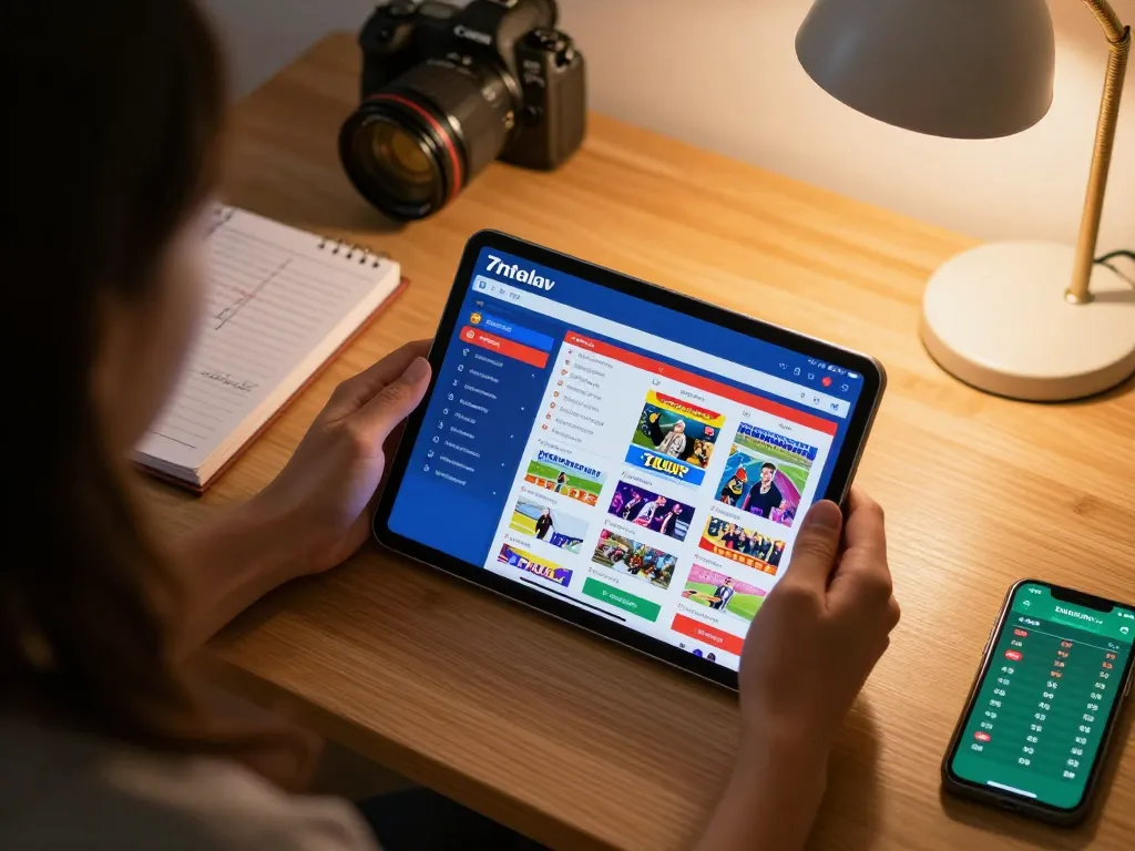 Engaging in 7meter parlay betting from a cozy home office with betting strategies displayed