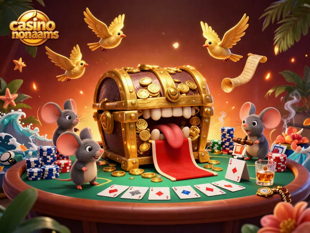 I giochi del casino non aams vedono l'avventura di topolini attirati da tesori d'oro e ricchezze al tavolo di poker.