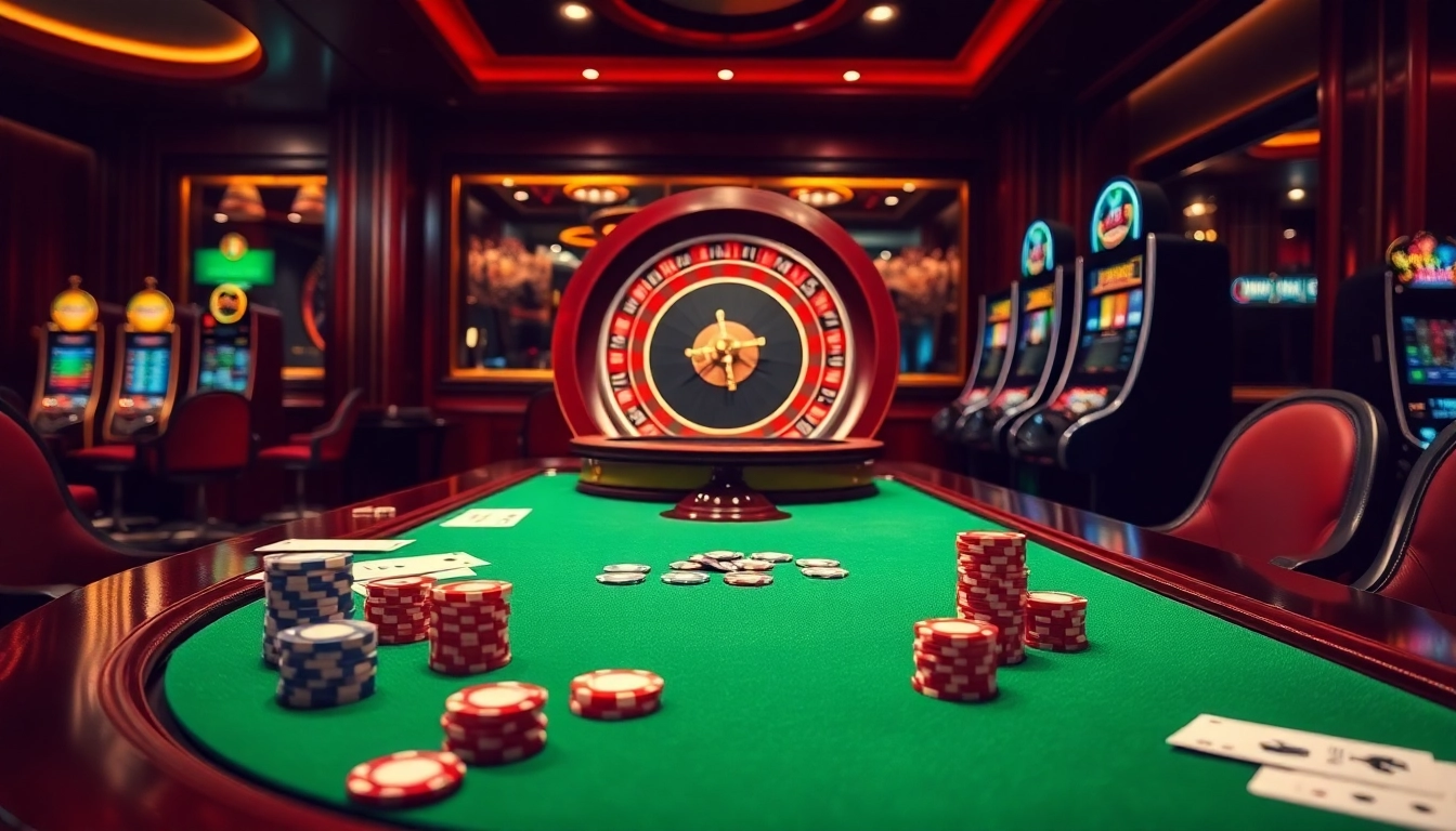 Découvrez l'excitation du casino en ligne 2026 avec des tables vibrantes et des interfaces numériques.