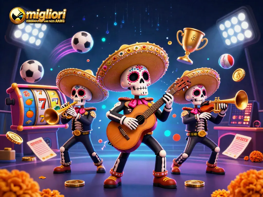 Gioca con i migliori casino online non AAMS con il gruppo musicale mariachi in un'atmosfera vibrante e festosa.