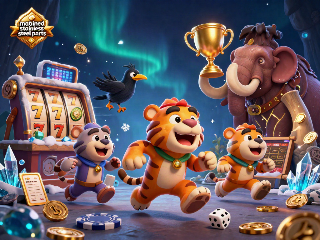 Experience thrilling gameplay with machined stainless steel parts at the innovative casino.