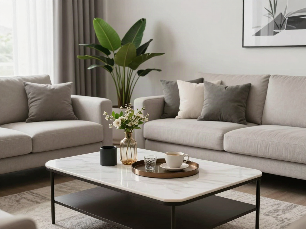 Interior elegan rumah oleh merahtoto dengan dekorasi modern yang nyaman.