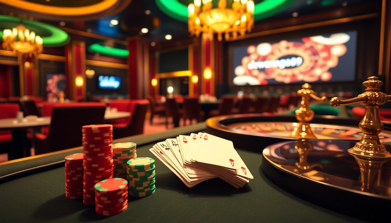 Engaging poker action featuring dewanaga89, with colorful chips and a winning hand illuminated by soft lighting.