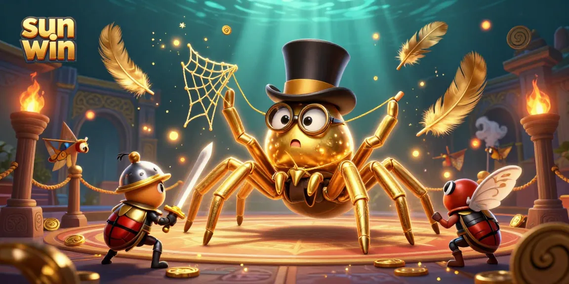 Engage with sun win's thrilling casino experience featuring a dazzling scene of action and excitement.