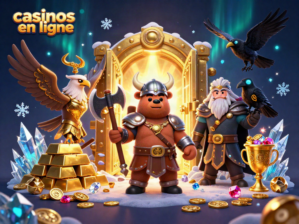 Profitez des émotions des casinos en ligne avec notre illustration captivante du jeu.
