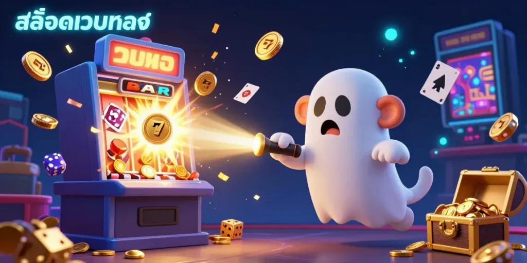 Experience winning moments at the casino with exciting สล็อตเว็บตรง gameplay featuring treasures and characters.