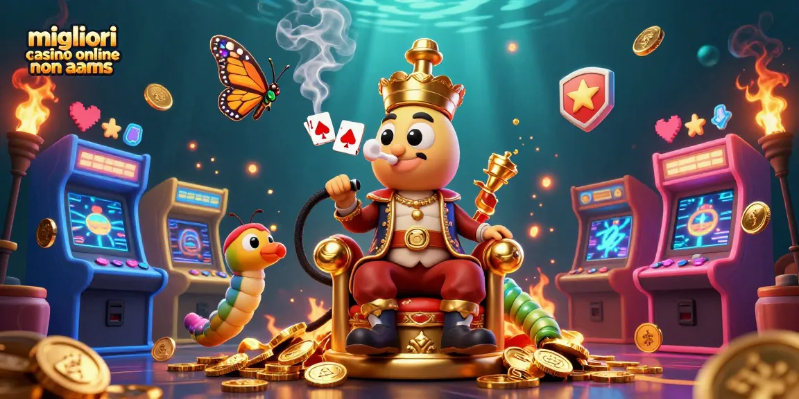 Gioca nei migliori casinò online non AAMS e scopri simboli iconici di poker in un'atmosfera vibrante.