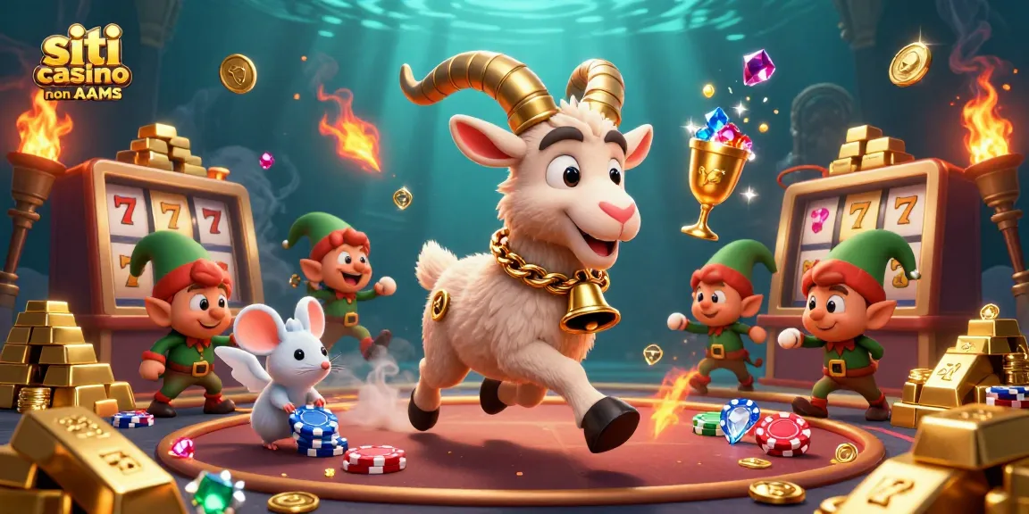 Scopri i migliori siti casino non AAMS mentre il Krampus gestisce il casino tra le slot e i sogni d'oro.