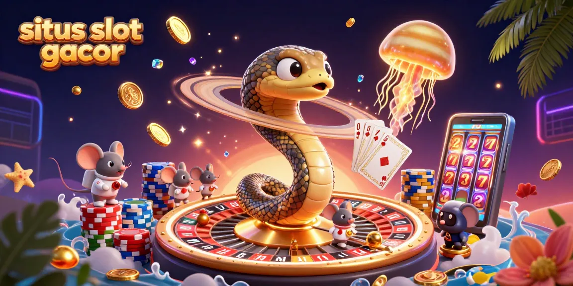 Experience excitement at situs slot gacor with engaging casino scenes and vibrant characters.