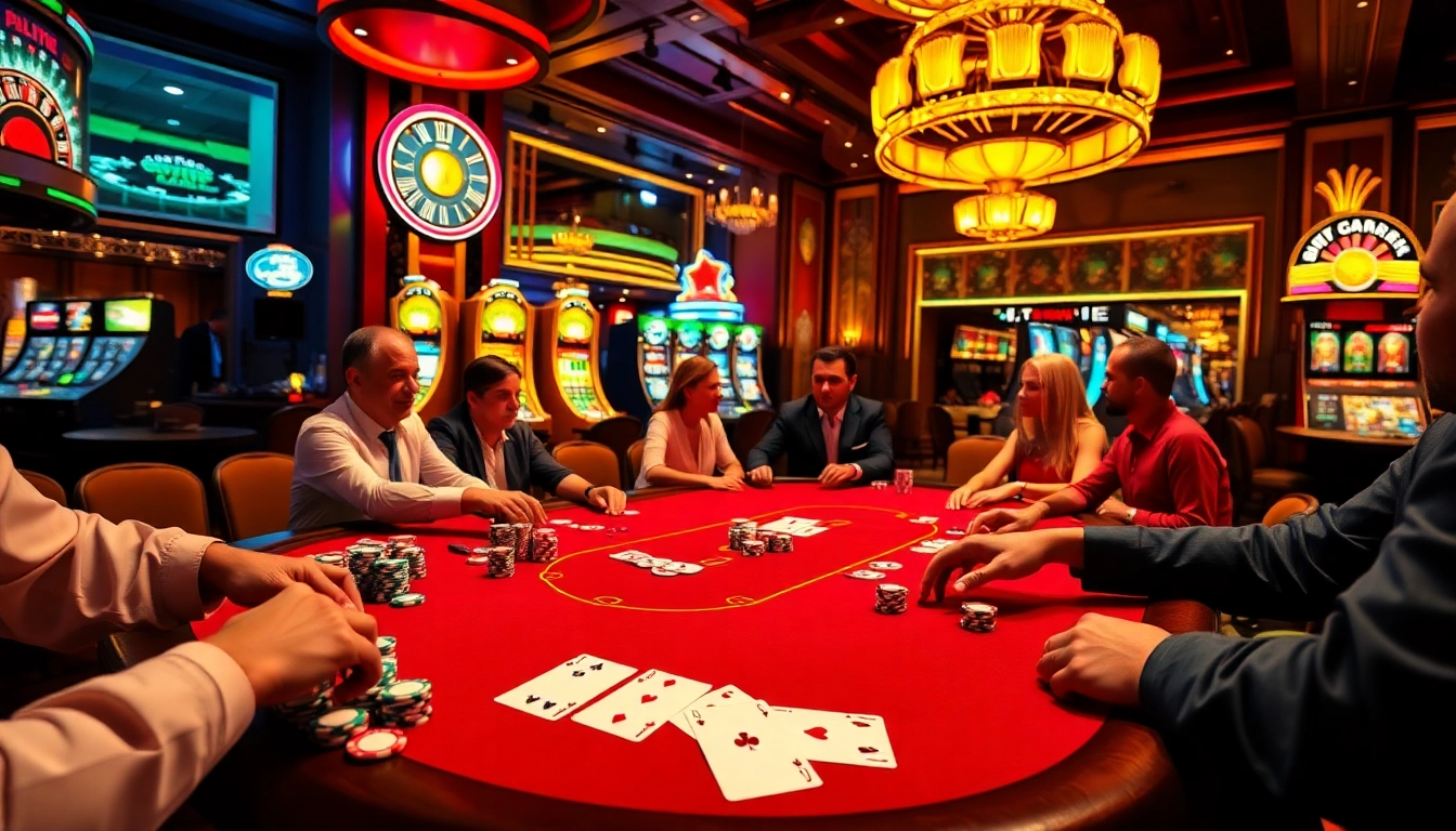 Vivez l'excitation du casino en ligne 2026 avec une action de poker dynamique et des machines à sous.