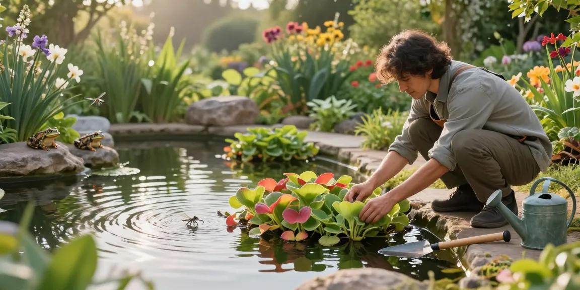 Buy Marginal Pond Plants while nurturing a beautiful garden pond with vibrant flora.