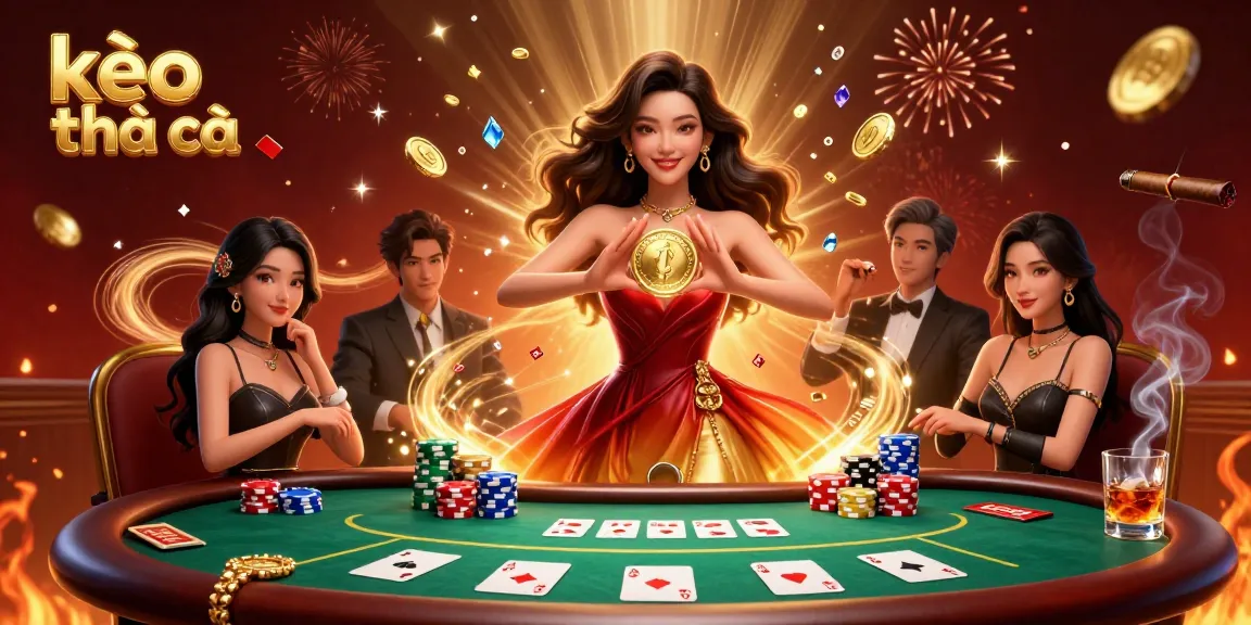 Experience thrilling kèo nhà cái action with a sparkling poker scene showcasing a winning atmosphere and vibrant elements.
