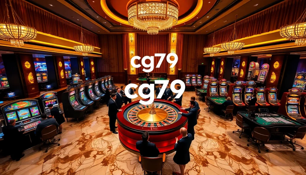 Người chơi đang tham gia tại bàn roulette cg79 trong không gian casino sang trọng.
