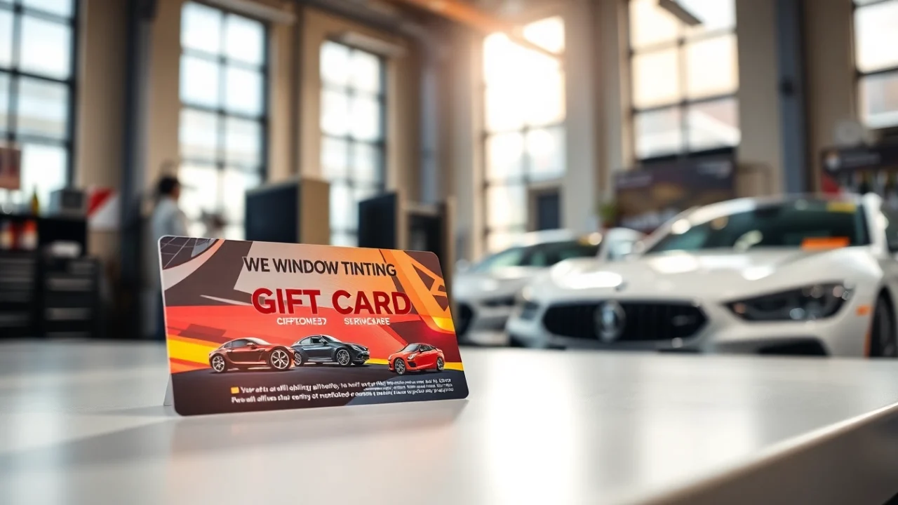 Enhance Your Ride with a Window Tint Gift Card: The Perfect Gift for Car Lovers